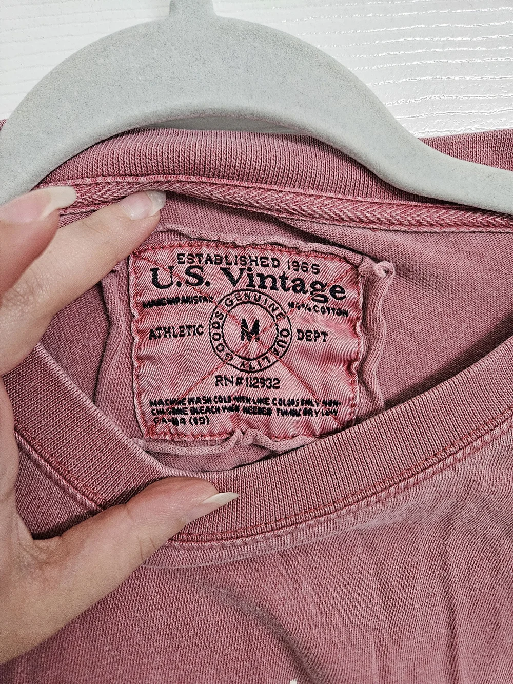 Vintage-Style Cannon Beach Graphic Tee - Dusty Rose Medium Mens Shirt - Picture 2 of 8
